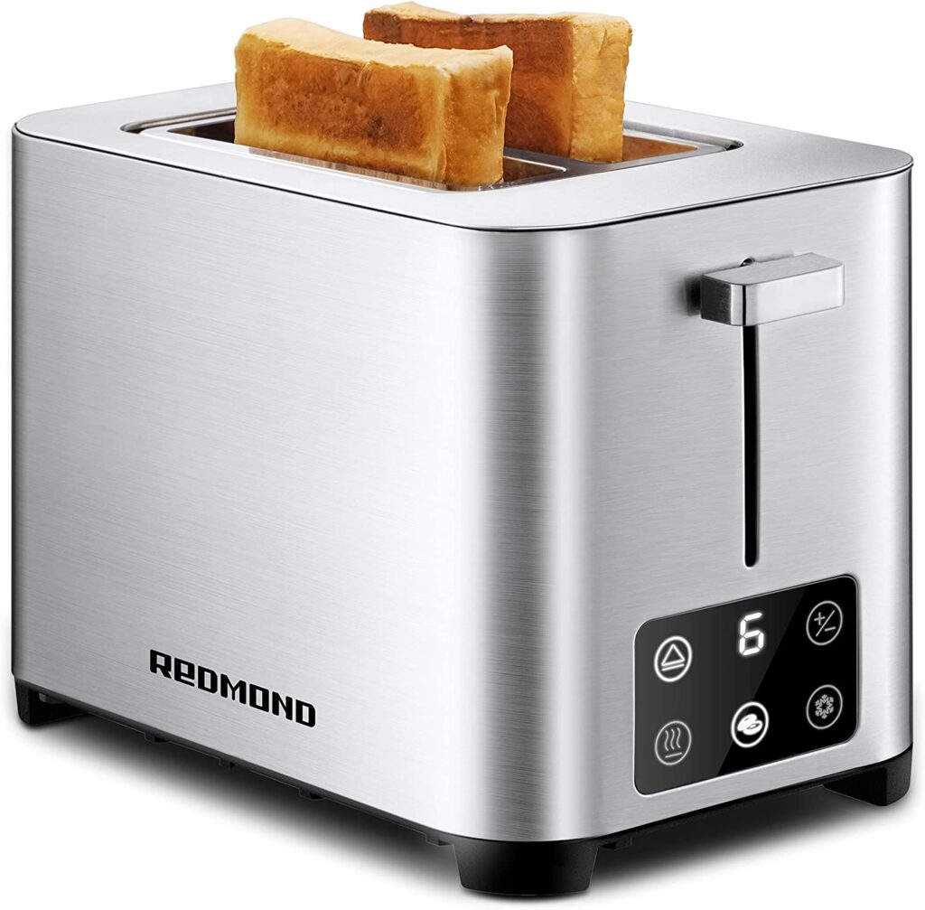 REDMOND 2 Slice Toaster, Full Touch Screen LED Display