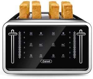 4 Slice toaster with LED Touchscreen