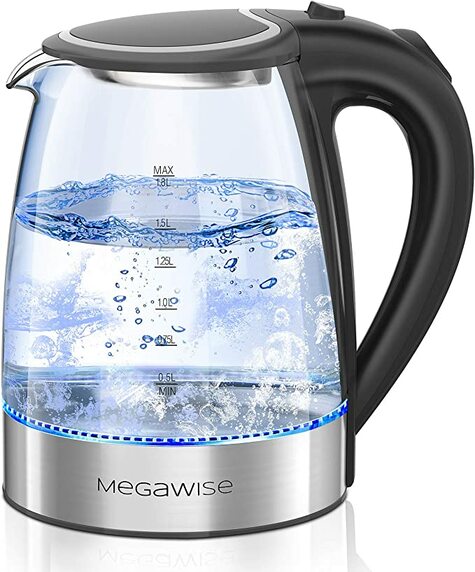 electric glass kettle for healthy boiled water